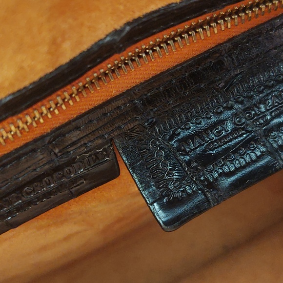 Nancy Gonzalez Black Croc Large Tote - Picture 8 of 13